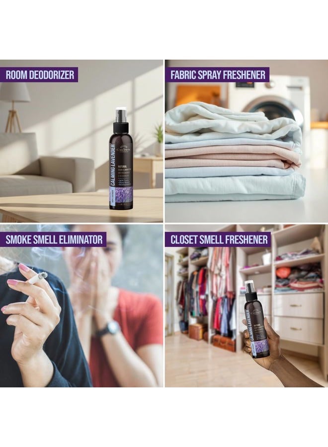 The Crown Choice Lavender Air Freshener Spray — Non-Toxic & Natural Essential Oil Spray—Odor Eliminator and Deodorizer for Home/Toilet/Room/Lounge/Fabric - Linen Spray for Bedding — 1 PK 4 Oz - Image 5