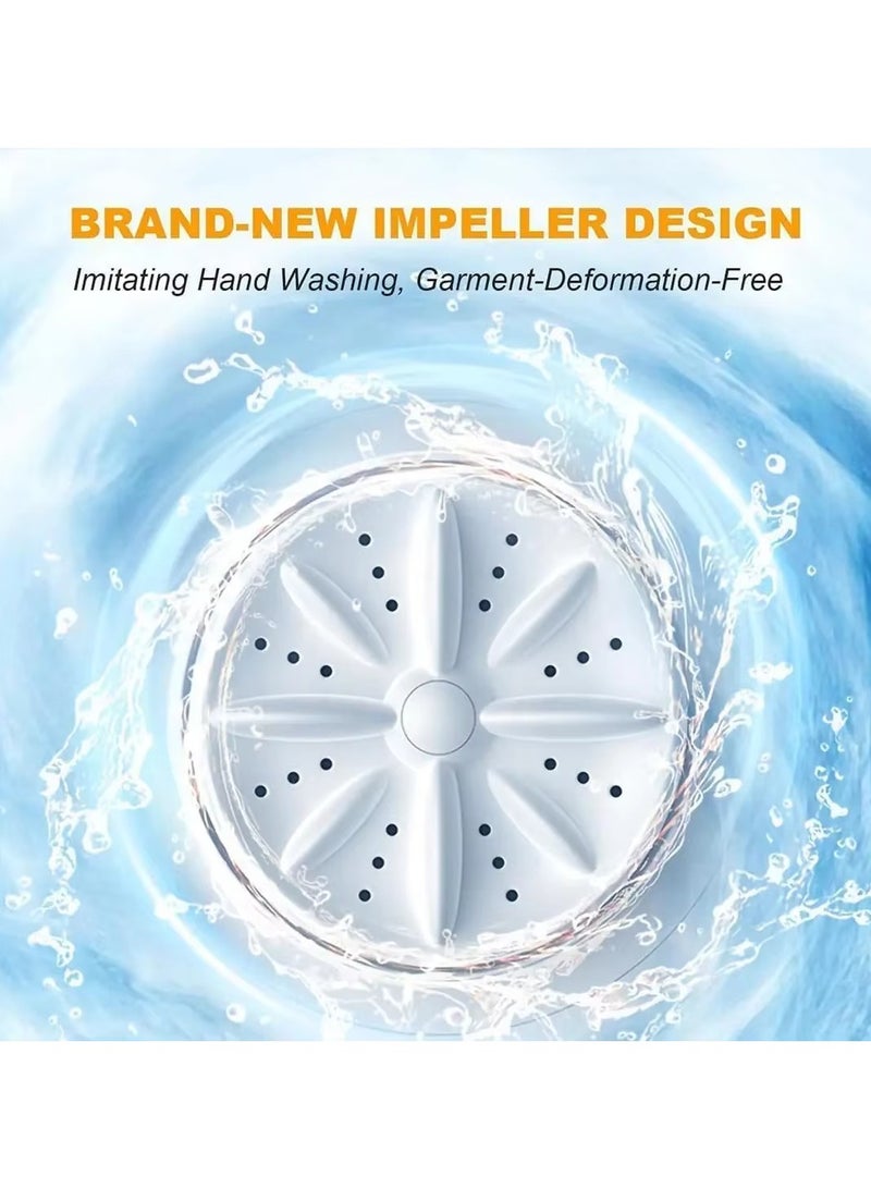 Wireless washing machine portable underwear cleaner 1L mini Socks Washing Machine Dehydratable Laundry Bucket  - Image 4