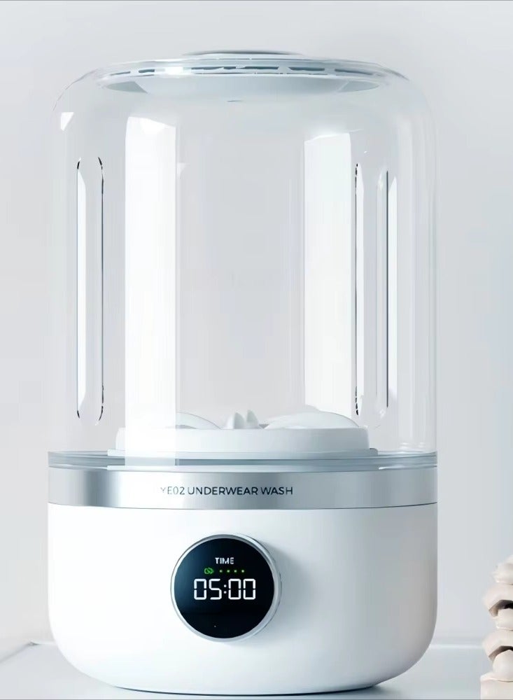 Wireless washing machine portable underwear cleaner 1L mini Socks Washing Machine Dehydratable Laundry Bucket  - Image 1