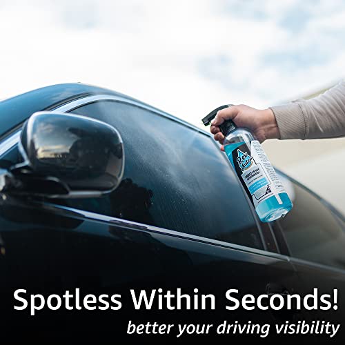 Rev Auto Car Window Cleaning Kit - Includes 32oz Car Window Cleaner and 3 Window Drying Towels | Ammonia Free Glass Cleaner That is Tint Safe | Auto Glass Cleaner/Auto Window Cleaner Spray - Image 3