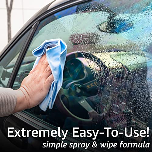 Rev Auto Car Window Cleaning Kit - Includes 32oz Car Window Cleaner and 3 Window Drying Towels | Ammonia Free Glass Cleaner That is Tint Safe | Auto Glass Cleaner/Auto Window Cleaner Spray - Image 5