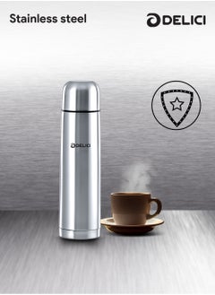 DELICI Thermosteel Vacuum Flask (DSFK 350), 18/8 Stainless Steel, Stainless Steel Bottle 350ml, Double Walled, 100% Food Grade, Inner Copper Wall, and 2-Year Warranty  - Image 4