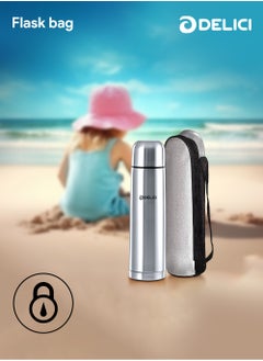 DELICI Thermosteel Vacuum Flask (DSFK 350), 18/8 Stainless Steel, Stainless Steel Bottle 350ml, Double Walled, 100% Food Grade, Inner Copper Wall, and 2-Year Warranty  - Image 3