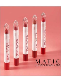 Menow New Matic Lipstick Pencil Pro 6 Pcs 6 Colors - Collection 2  - Image 4
