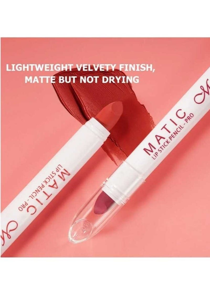 Menow New Matic Lipstick Pencil Pro 6 Pcs 6 Colors - Collection 2  - Image 5