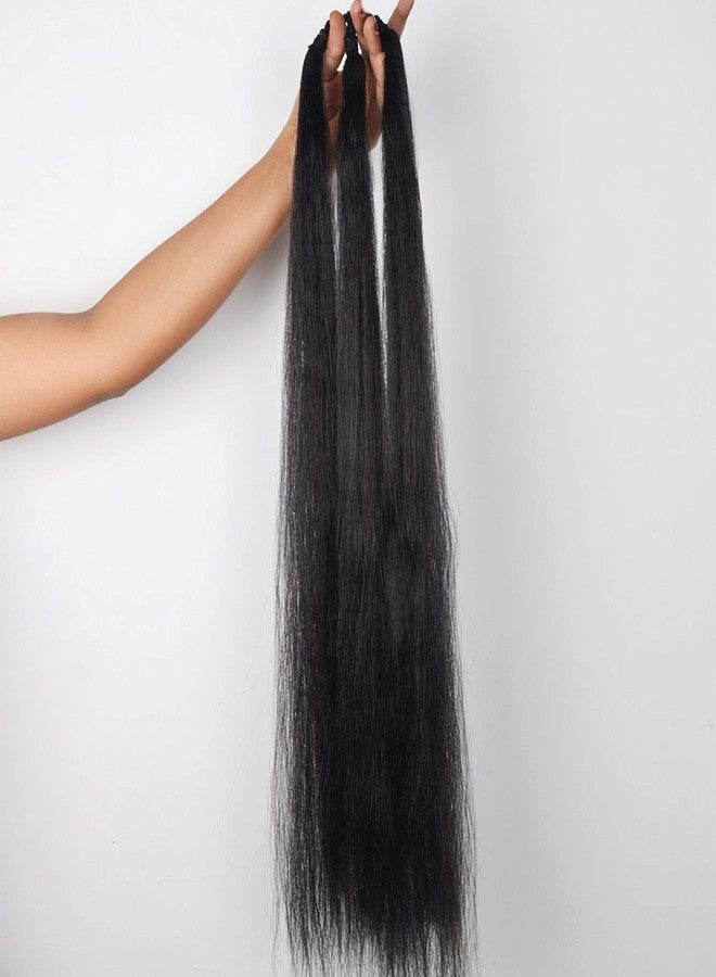 BLUSHIA Hair Extensions For Women And Girls/Parandi Used As Braid/Parandi Choti Hair For Women Black Pack Of 2 - Image 3