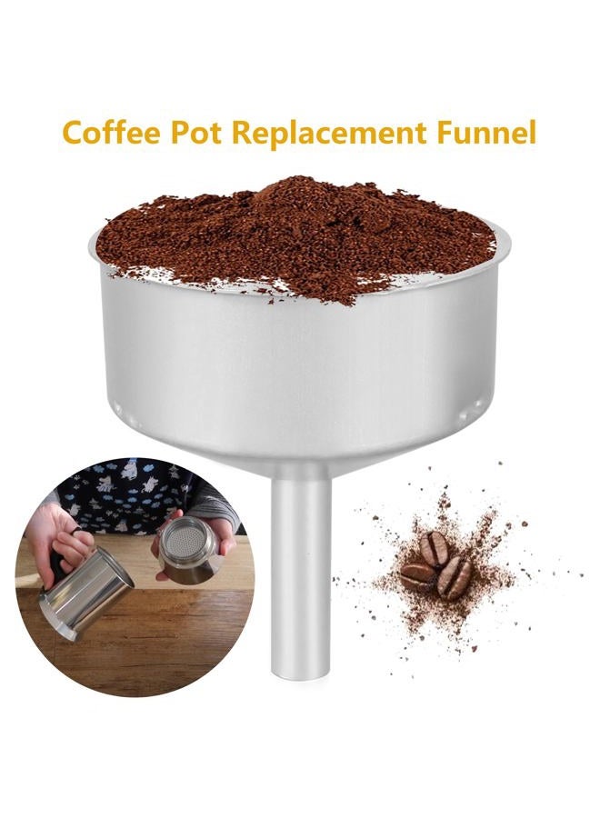 Rsoise Coffee Pot Replacement Funnel Fits for Mocha Coffee Maker Pot 6-Cup,Moka Pot Funnel Replacement(1 Pcs 6-Cup） - Image 4