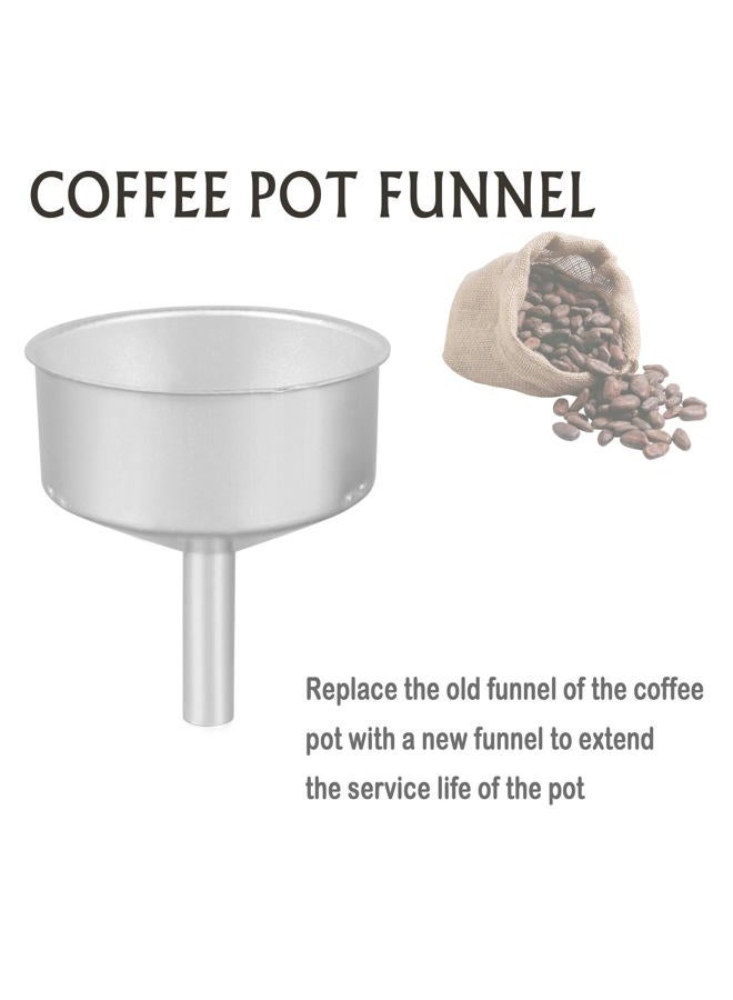 Rsoise Coffee Pot Replacement Funnel Fits for Mocha Coffee Maker Pot 6-Cup,Moka Pot Funnel Replacement(1 Pcs 6-Cup） - Image 3