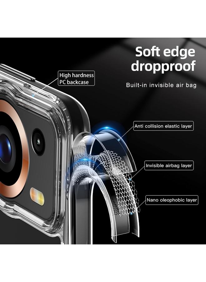 S-TOP Case For Huawei P60 Armor Clear TPU Hard PC Phone Case - Image 5