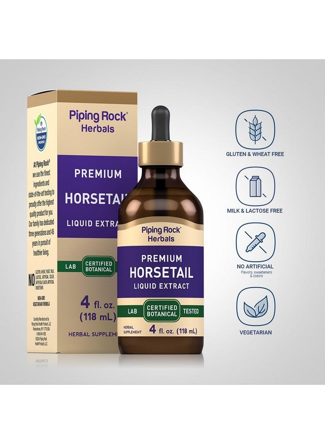 Piping Rock Horsetail Extract Tincture | 4 Fl Oz | Liquid Herb Supplement | Alcohol Free, Non-GMO, Gluten Free - Image 3