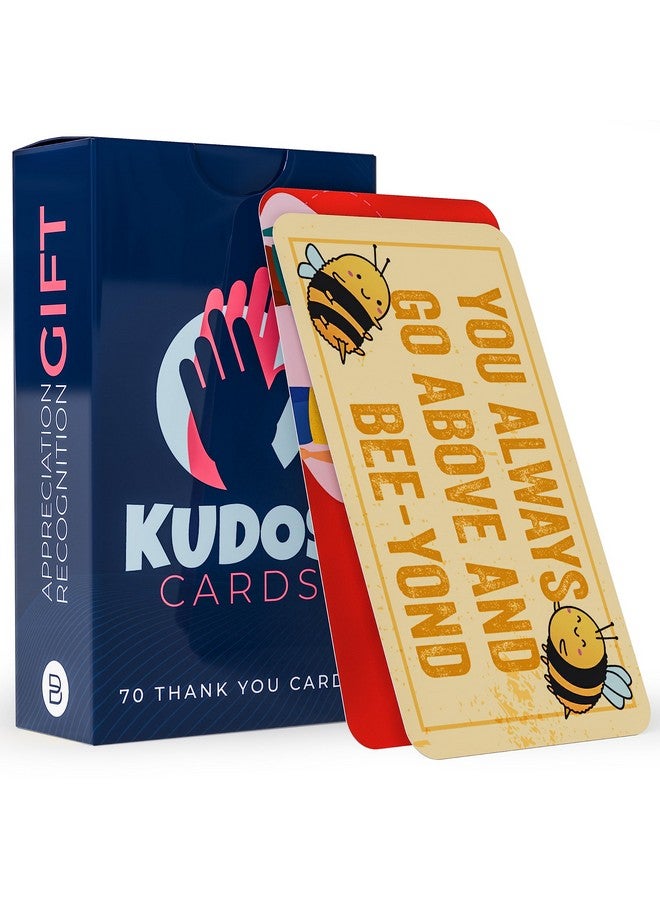 Briston 70 Kudos Cards Thank You Appreciation & Recognition Blank Back Postcard School Lunch Box Kids Notes Business Employee Motivational Affirmation Bulk Gift Teacher Reward Inspirational  - Image 1