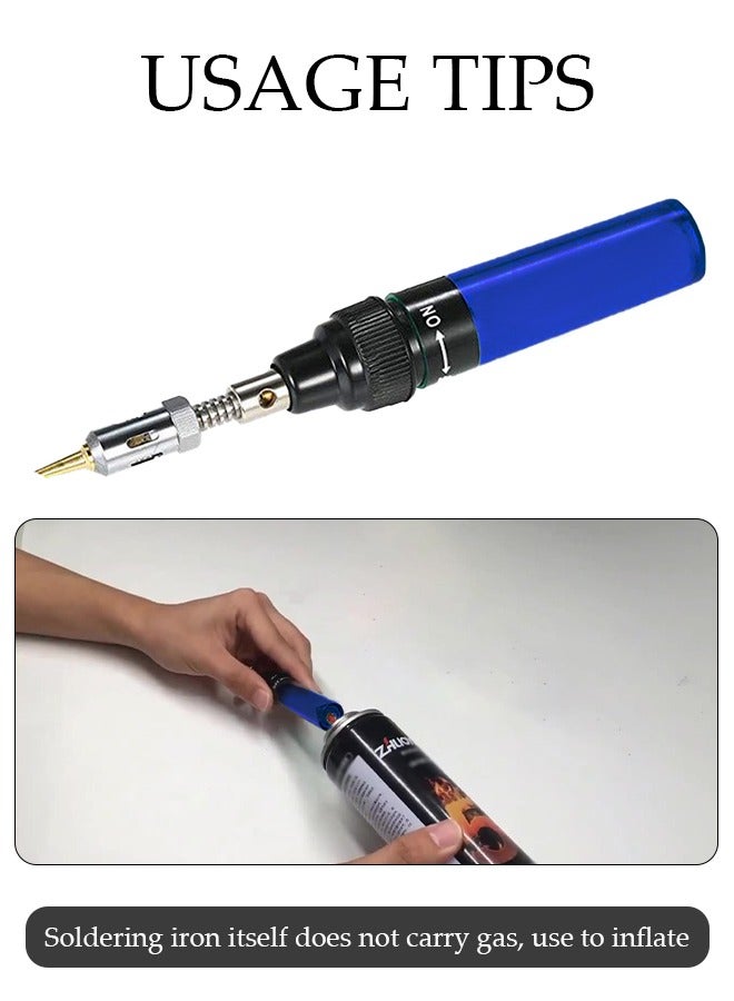 Loquat Butane Soldering Torch Set, Gas Soldering Iron, Portable Soldering Gun for DIY Repairing Welding - Image 3