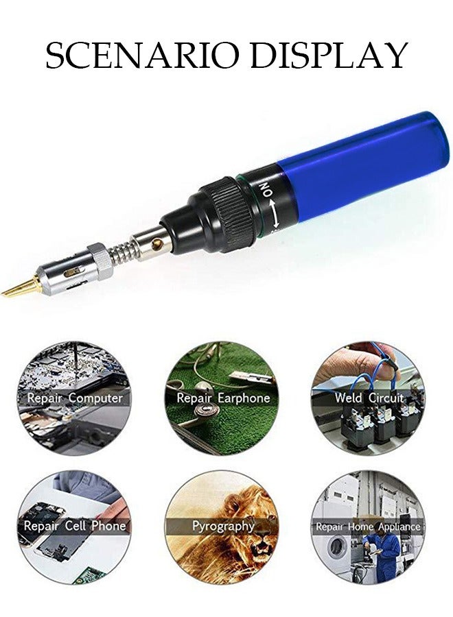 Loquat Butane Soldering Torch Set, Gas Soldering Iron, Portable Soldering Gun for DIY Repairing Welding - Image 2