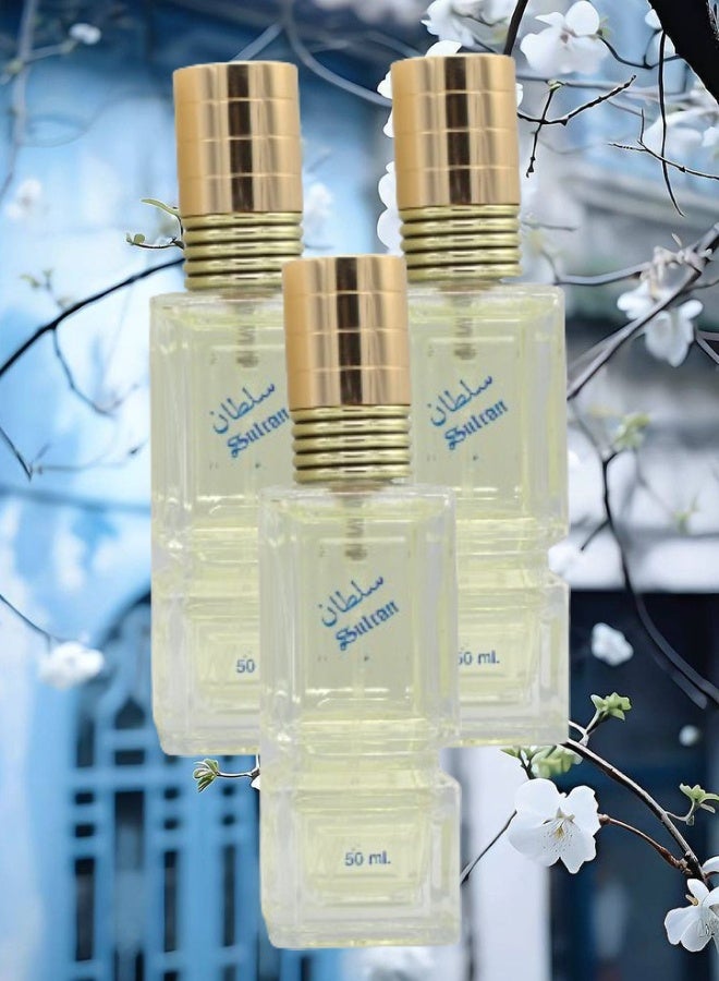 Mabrook 3 Pieces Sultan Perfume 50ML - Image 1
