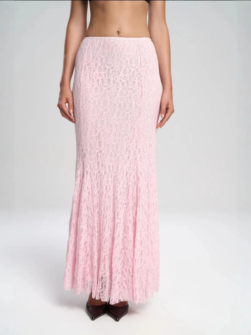 ماي كولكشن MAI STUDIOS Veylia Maxi Lace Skirt