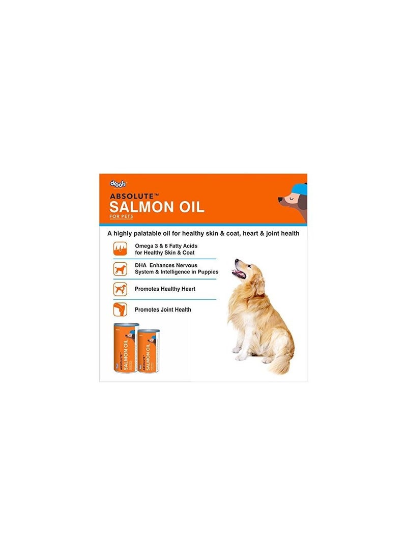 Drools Salmon Oil Syrup For Dog Supplement 300 ml - Image 2