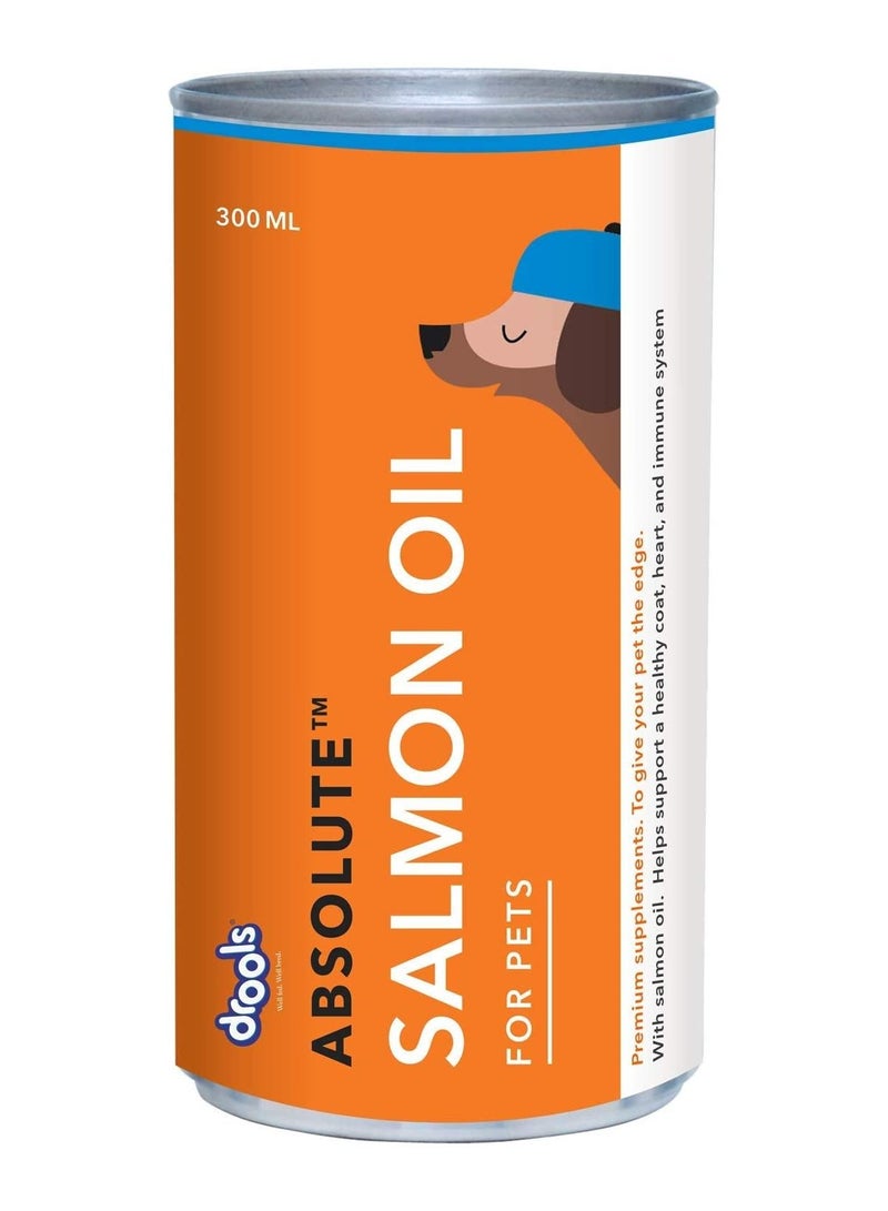 Drools Salmon Oil Syrup For Dog Supplement 300 ml - Image 1