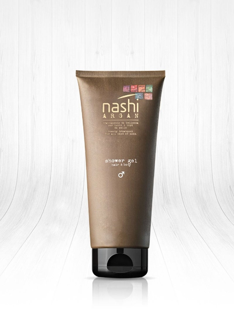 Nashi Argan Shower Gel Hair Body For Men 200ml