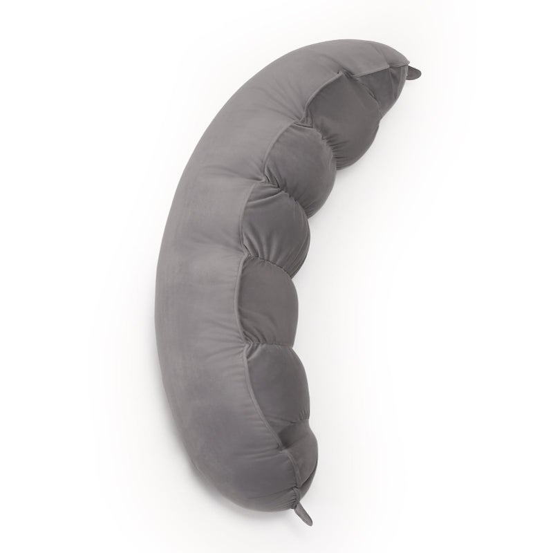 Ailuteie PeallowPat Pend Long Round Body Pillow for Adults Bolster Pillow for Sleeping Soft and Supportive Pillow for Sleeping Lumbar Support Urban Grey 295