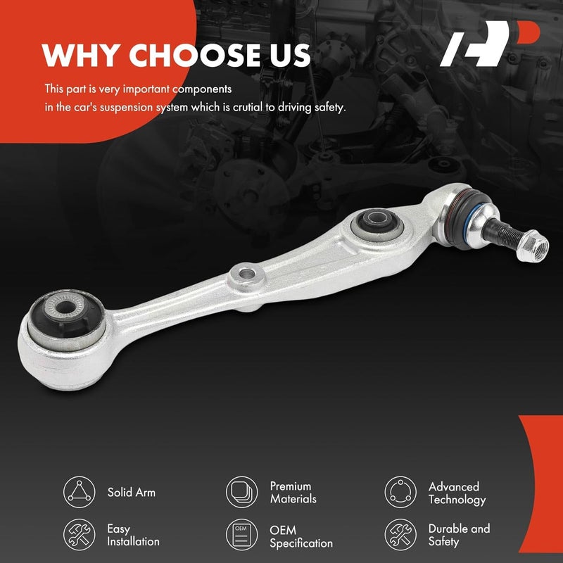 A-Premium Front Left Rearward Lower Control Arm for BMW - Image 5
