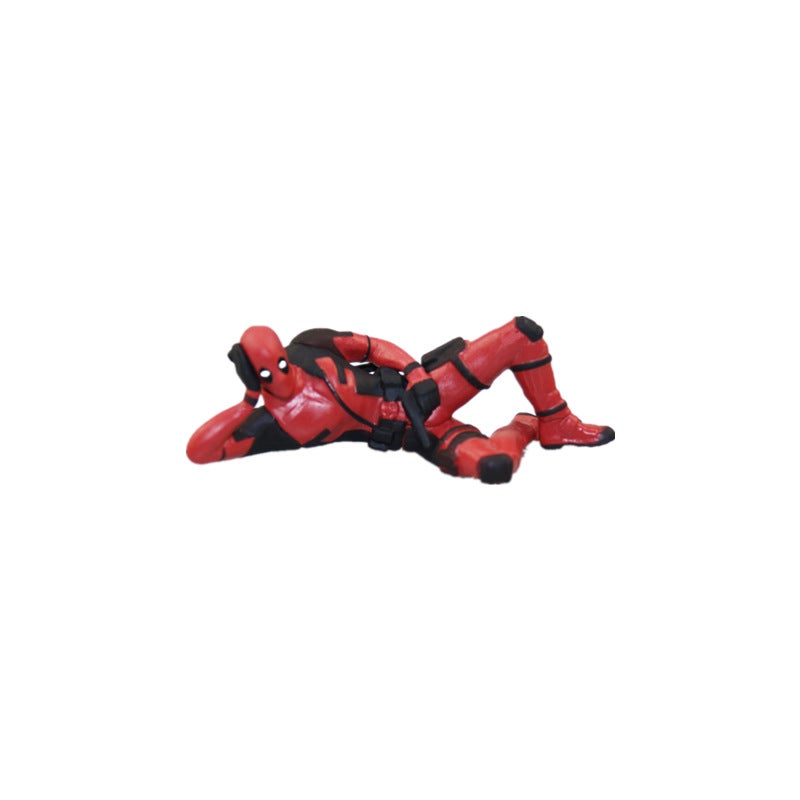 Deadpool Reading Book Figurine Car Dashboard Decoration - Image 5