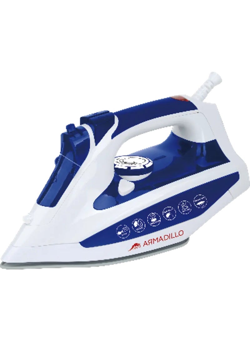 مكواة بخار ارماديلو، 2200 وات، ازرق ابيض - ARM-SDA-IRN-BLU-0000
