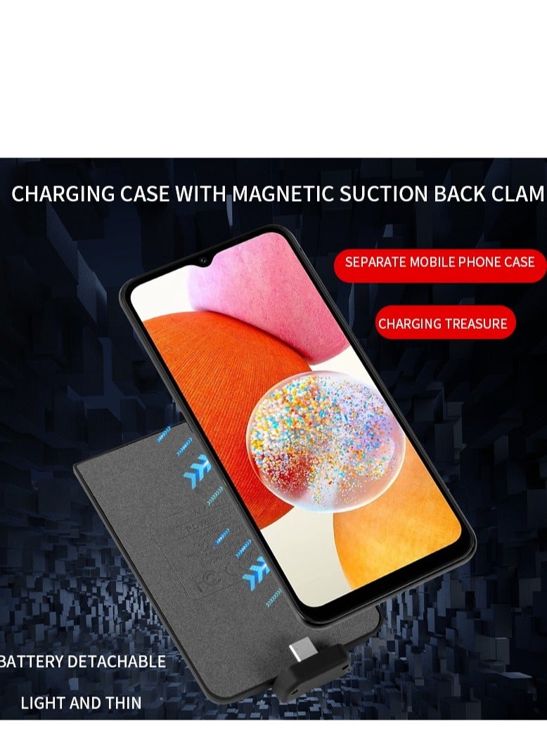 GULFLINK Battery Case for Samsung A14 5000mAh Portable Rechargeable Battery Charger Case - Image 2