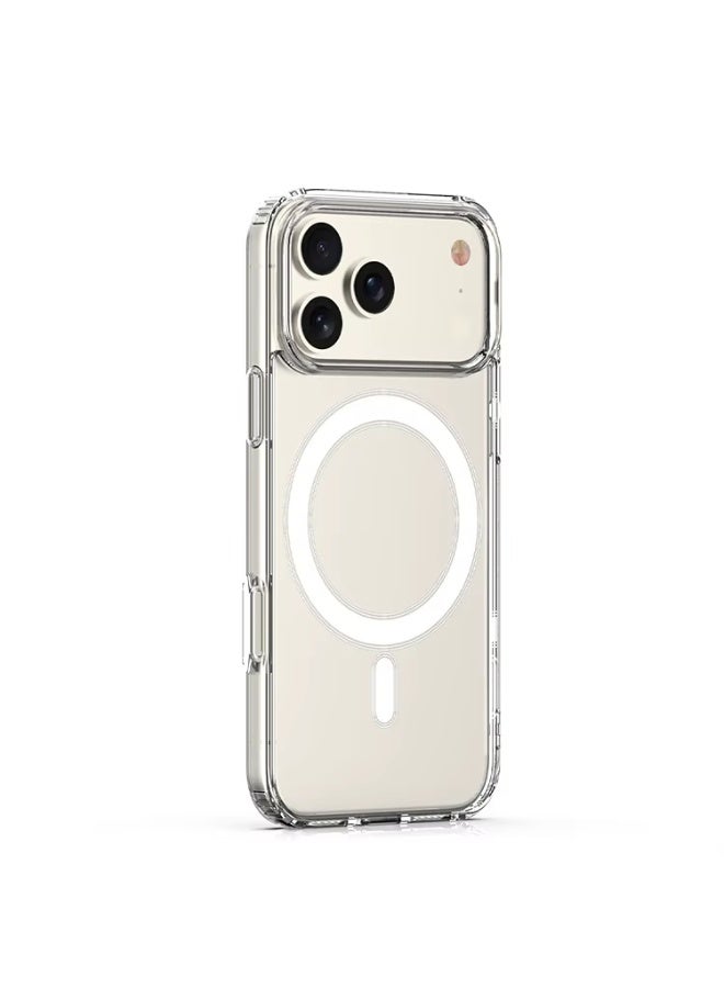 جراب هاتف iPhone 17 pro max مصنوع من مادة TPU الأكريليك النحيف الصلب المقاوم للصدمات وشفاف وكريستالي - Image 4