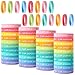 CYCLUSIVE 60 Pieces Students Inspirational Wristbands Rubber Bracelets Fun Motivational Wristbands for Kids Students Back to School Gifts - Image 3
