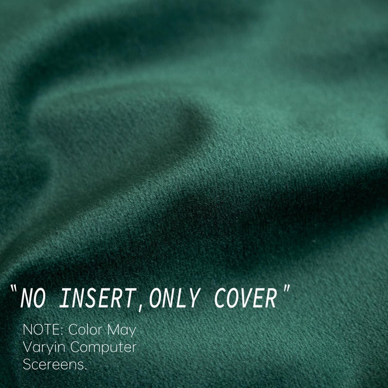 LIGICKY Christmas Long Lumbar Pillow Cover 14x36 inch Red Velvet Dark Green Rope Edging Throw Pillow Covers Decorative Rectangular Body Pillow Case Accent Textured Cushion Cover for Bed Couch - Image 5