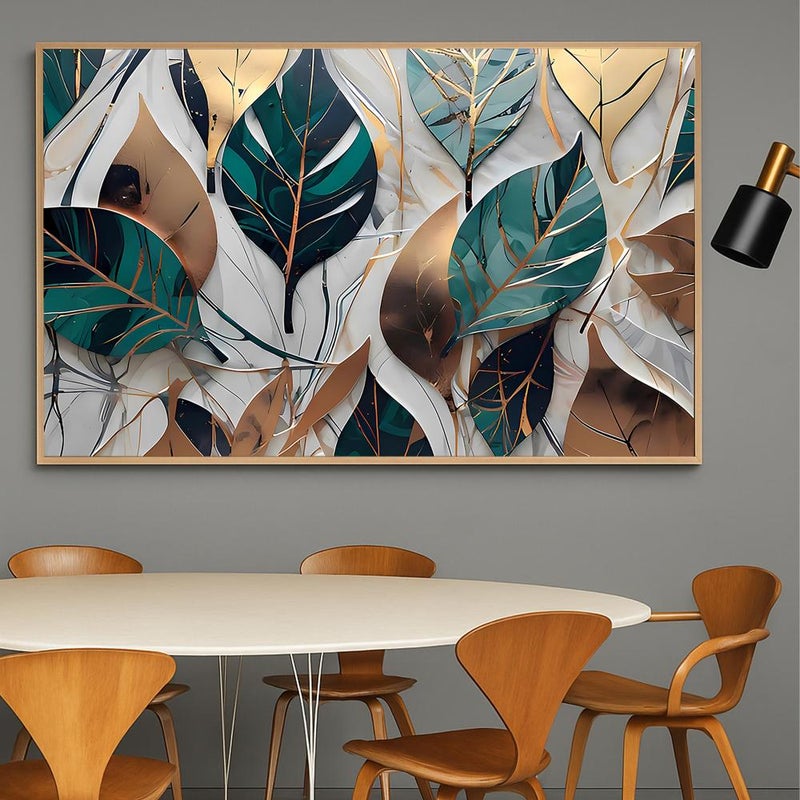 Marktna One piece of Islamic-designed canvas print with a hollow frame, measuring (90×60). - Image 1