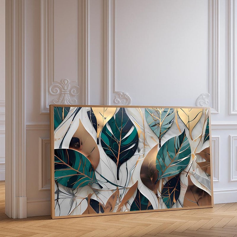 Marktna One piece of Islamic-designed canvas print with a hollow frame, measuring (90×60). - Image 3