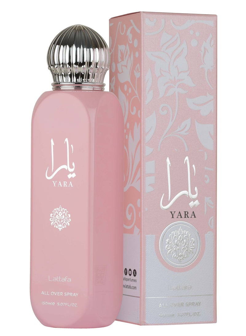 Lattafa Yara All Over Spray EDP 150 ml - Image 2