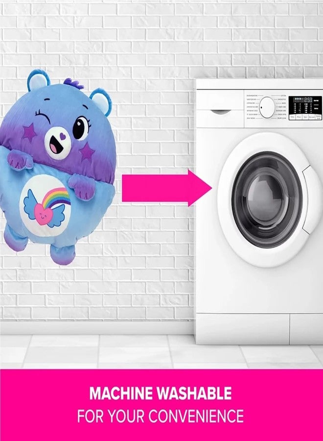 Happy Nappers: Care Bears Sleep Sack Medium - Dream Bright Bear - 54 x 20, 2-in-1: Plush Character Opens Into Sleeping Bag, Soft Play Animal, Kids 3+ - Image 5