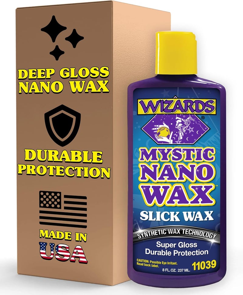 Wizards - Mystic Nano Wax and Polish with Extreme Gloss, Slickness, and Protection Benefits (8 oz.) Multiple design variants - Image 1