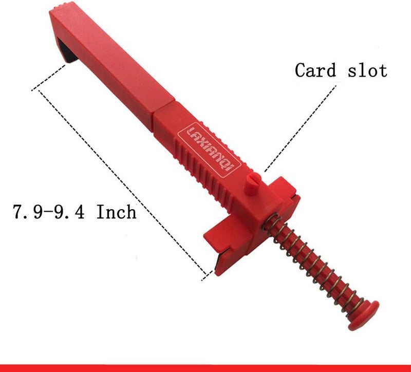 Tom tool LXQ 7.9-9.4 Inch extended upgrade Brick Line Clips Line Runners Sold In Pairs,Red - Image 4