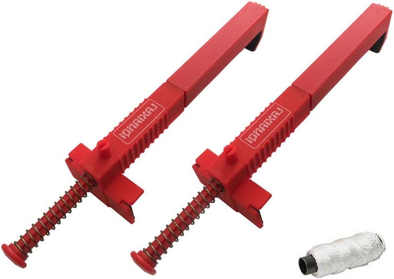 Tom tool LXQ 7.9-9.4 Inch extended upgrade Brick Line Clips Line Runners Sold In Pairs,Red - Image 5