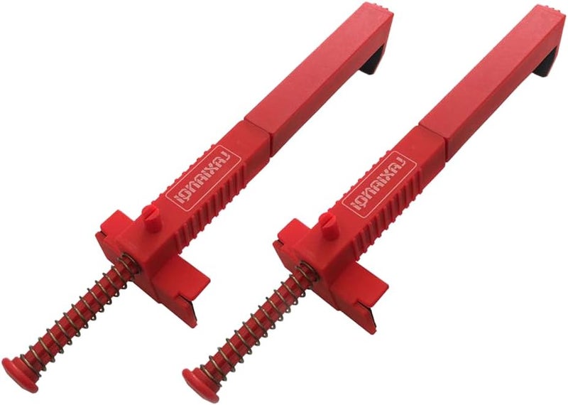 Tom tool LXQ 7.9-9.4 Inch extended upgrade Brick Line Clips Line Runners Sold In Pairs,Red - Image 1