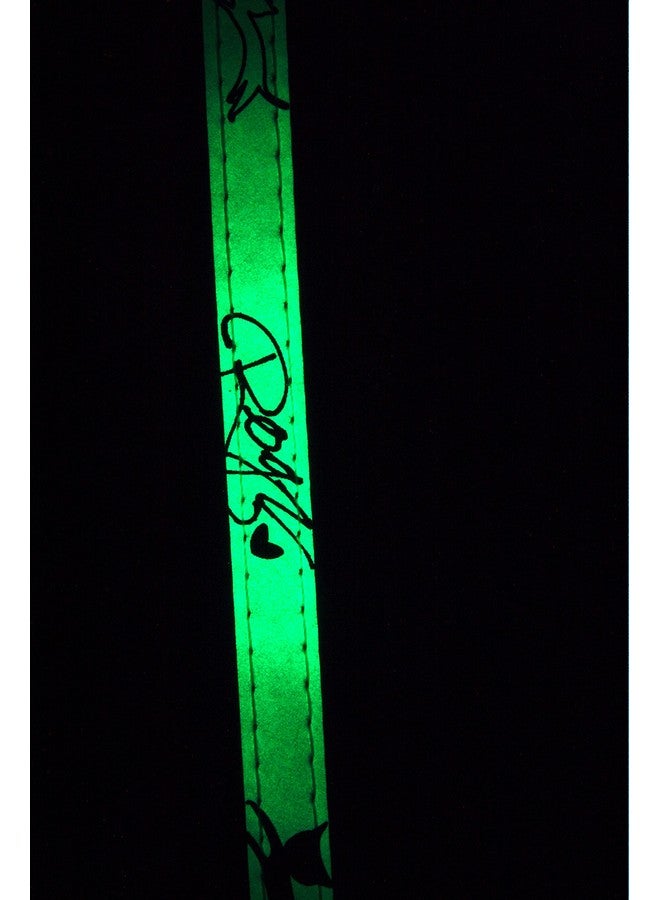 Rogz Glow In The Dark Reflective Cat Collar With Breakaway Clip And Removable Bell, Fully Adjustable To Fit Most Breeds, Jumping Black Cat Design - Image 3