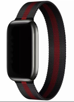 Magnetic Metal Band For Apple Watch Ultra/Series 9 / Series 8 / Series 7 / Series 6 / Series 5 49mm / 45mm / 44mm / 42mm Black Red