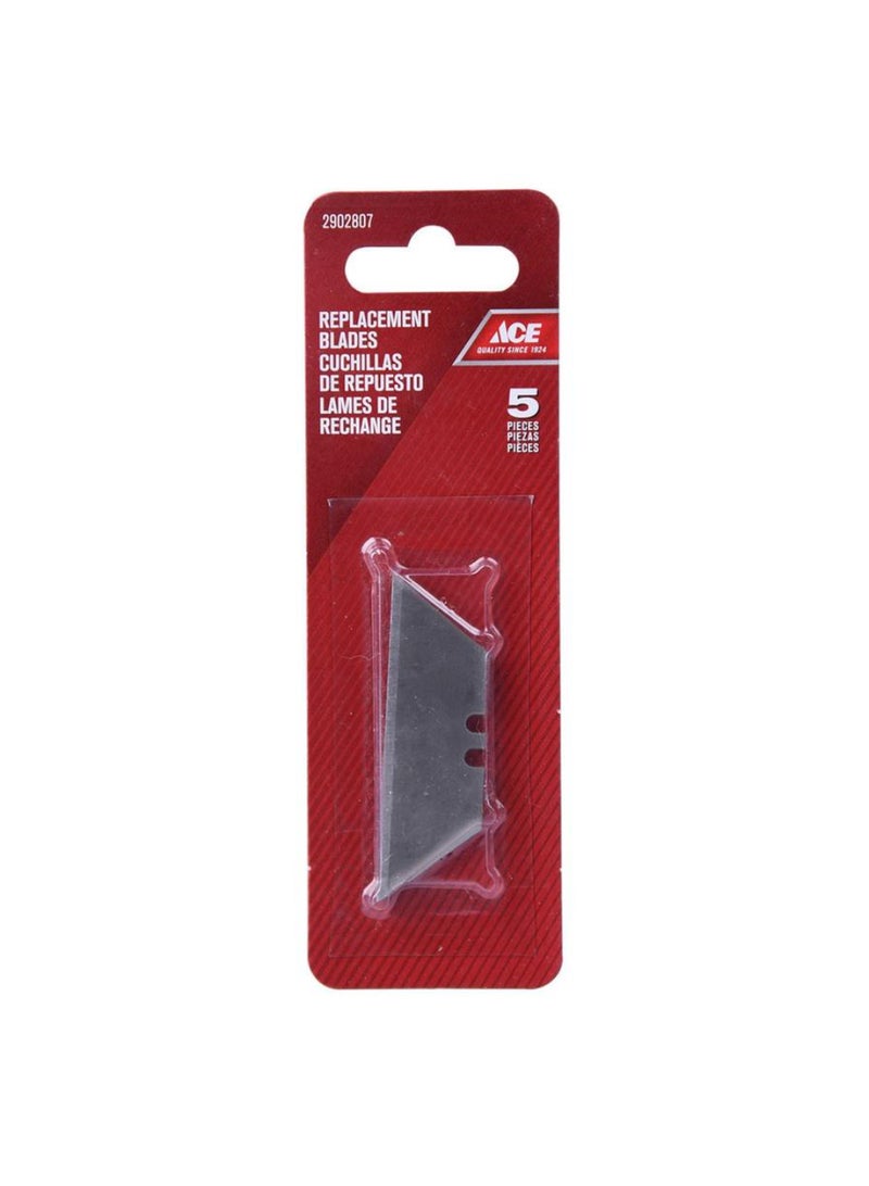 ACE Steel Utility Knife Replment Blade Pack 5pcs 