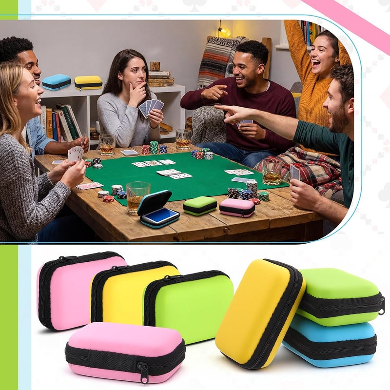 جيكسين حقيبة بطاقات جيكسين 8 قطع متوافقة مع ألعاب السفر MTG وحافظات ألعاب البطاقات وصندوق تخزين ألعاب الأوراق وحامل الحمل (ألوان موراندي) - Image 4
