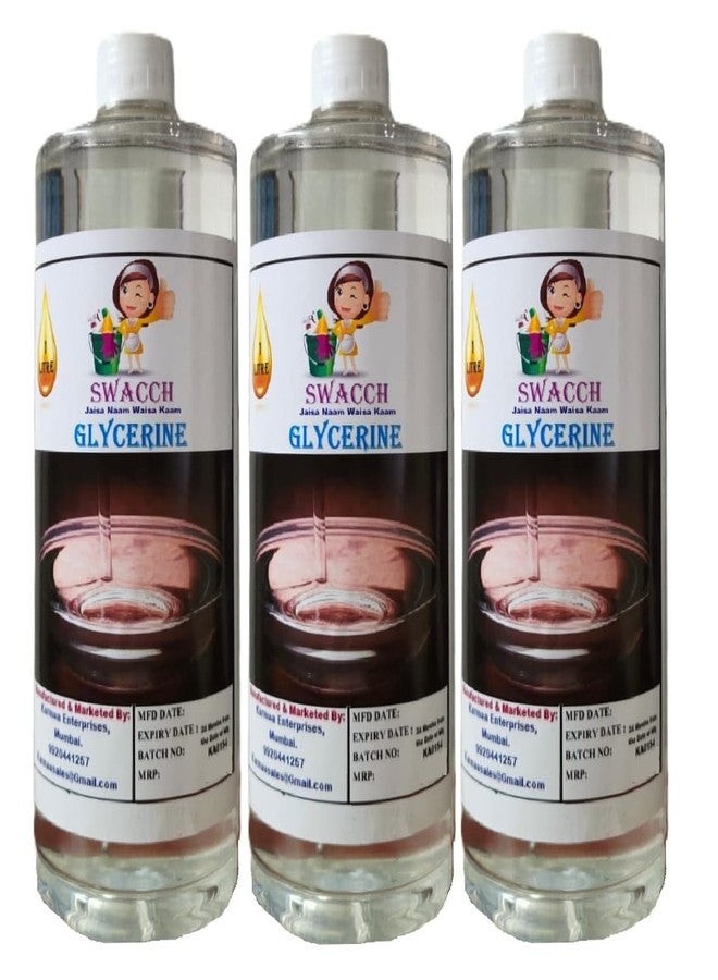 swacch Glycerine 1 Litre Pack of 3 - Image 1