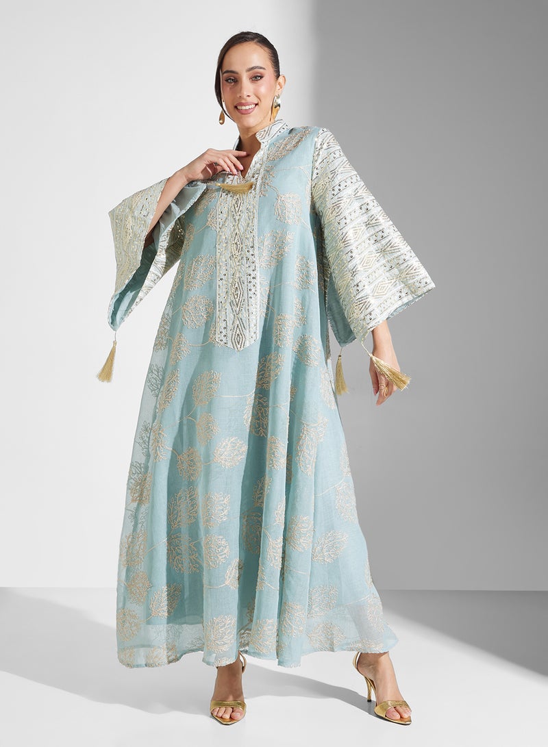 Khizana Embroidred Abaya - Image 1