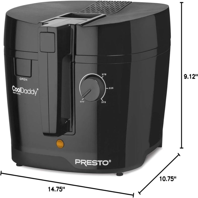 Presto! Presto 05442 CoolDaddy Cool-touch Deep Fryer - Black  - Image 2