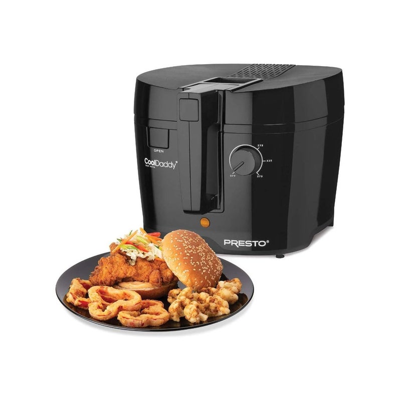 Presto! Presto 05442 CoolDaddy Cool-touch Deep Fryer - Black  - Image 4