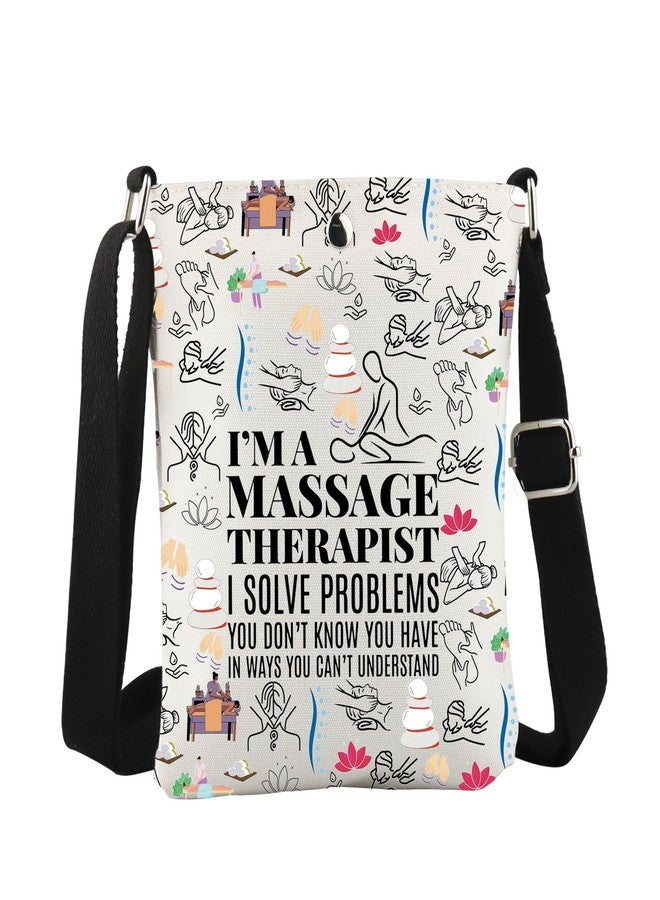 WCGXKO Massage Therapist Appreciation Gift Massage Teacher Student Gift Massage Therapy Graduation Crossbody Body (Massage Cro) - Image 1