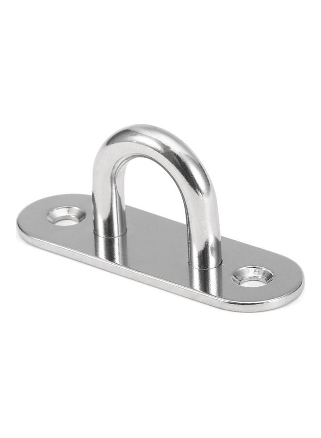 Loquat 4 Pcs Eye Deck Plate Marine Hardware Multifunctional Wall Mount Hook For Hanging Chair Hammocks Yoga Boxing Punch Bag Training Straps 304-m8 17 x 2.5 x 12cm - Image 4