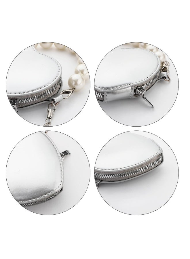 Little Girls Purses Toddler Crossbody Purse Princess Purses Handbags Girl Wallets Mini Chain Crossbody Bags Heart Purse Mini Coin Purse for Kids - Image 5