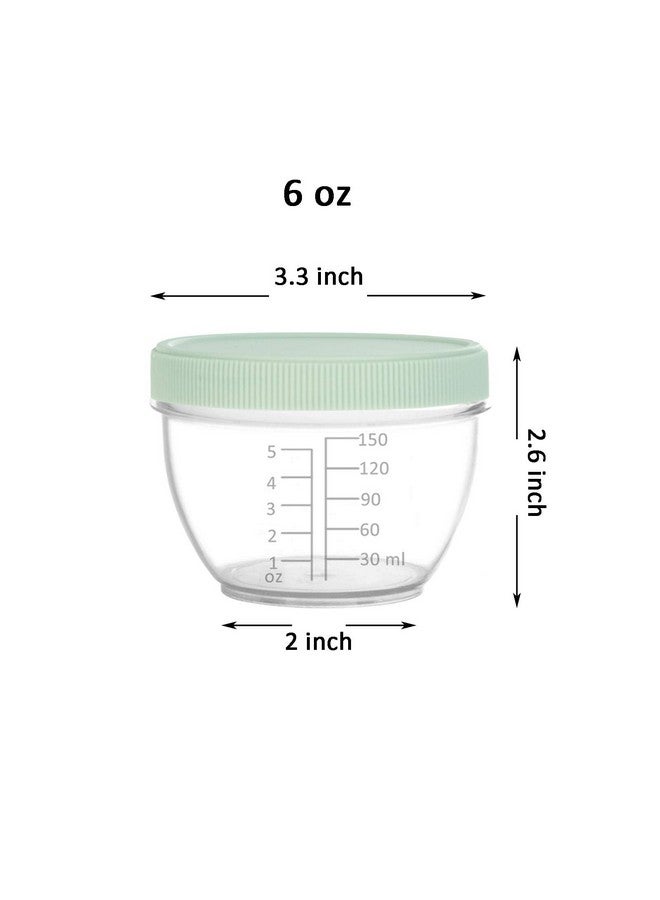 Youngever 18 Sets Baby Food Storage, 6 Ounce Baby Food Containers with Lids and Labels, 9 Urban Colors - Image 2